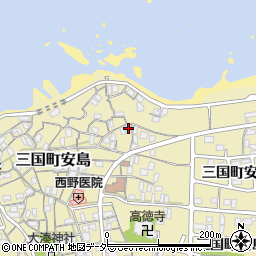福井県坂井市三国町安島28-9周辺の地図