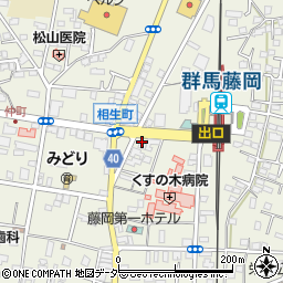 群馬県藤岡市藤岡613-16周辺の地図