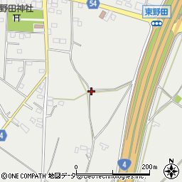 栃木県小山市東野田815周辺の地図