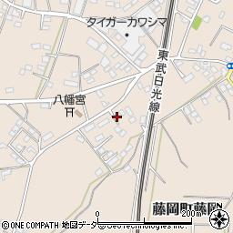 栃木県栃木市藤岡町藤岡3745周辺の地図