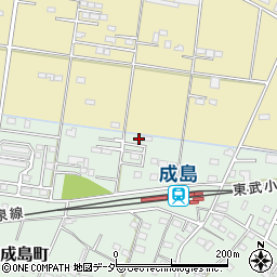 群馬県館林市成島町749-13周辺の地図
