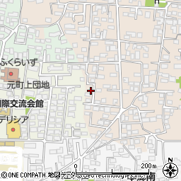 長野県松本市大村290周辺の地図