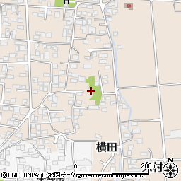 長野県松本市大村309-1周辺の地図