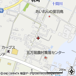 茨城県小美玉市羽刈657-25周辺の地図
