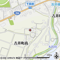 群馬県高崎市吉井町高118周辺の地図