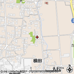 長野県松本市大村315-1周辺の地図