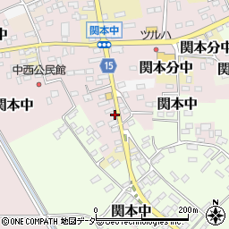 茨城県筑西市関本中55周辺の地図