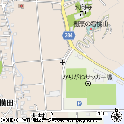長野県松本市大村167周辺の地図