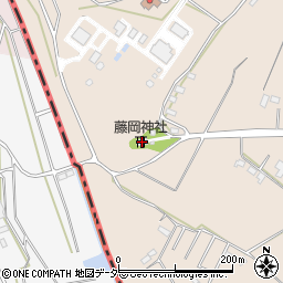藤岡神社周辺の地図