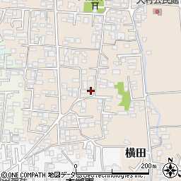 長野県松本市大村306-1周辺の地図