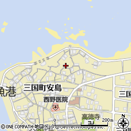 福井県坂井市三国町安島26-58周辺の地図