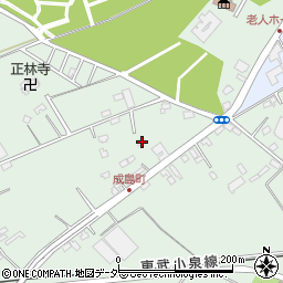 群馬県館林市成島町1141-12周辺の地図
