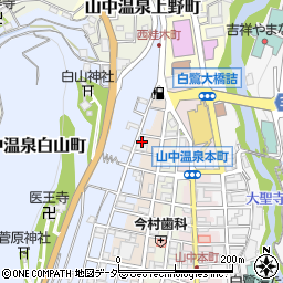 石川県加賀市山中温泉白山町ノ23-3周辺の地図