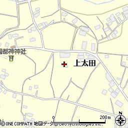 茨城県鉾田市上太田641周辺の地図