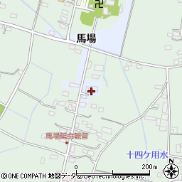 茨城県結城市馬場周辺の地図