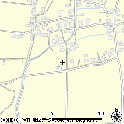 長野県安曇野市三郷温1607周辺の地図