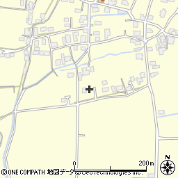 長野県安曇野市三郷温1666周辺の地図