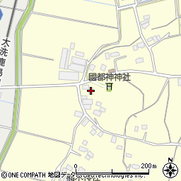 茨城県鉾田市上太田688周辺の地図