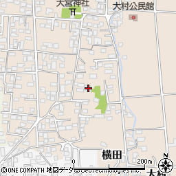 長野県松本市大村311周辺の地図