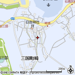 福井県坂井市三国町崎周辺の地図