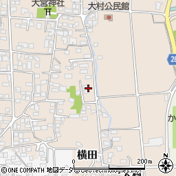 長野県松本市大村315-9周辺の地図