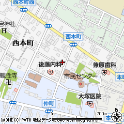 岸税務会計周辺の地図