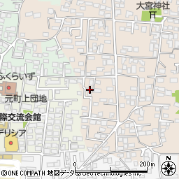 長野県松本市大村339周辺の地図