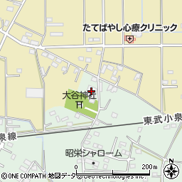 昭栄シャローム館林工場周辺の地図