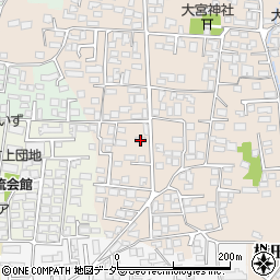 長野県松本市大村294周辺の地図