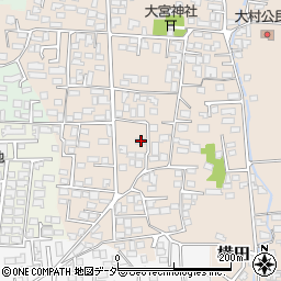 長野県松本市大村300周辺の地図