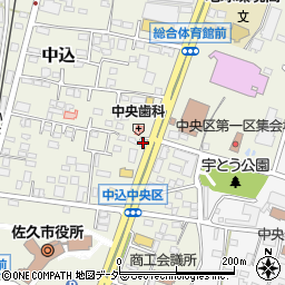 ケアセンター佐久平高原周辺の地図