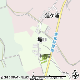 福井県あわら市坂口周辺の地図