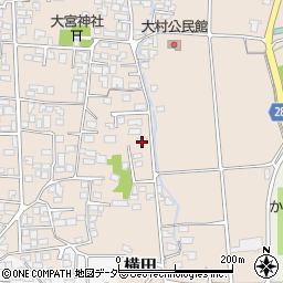 長野県松本市大村318周辺の地図