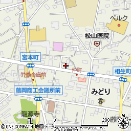 有限会社新井材木店周辺の地図