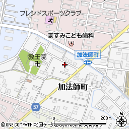 群馬県館林市加法師町3-28周辺の地図