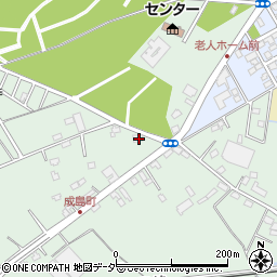 群馬県館林市成島町1564-17周辺の地図