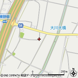 栃木県小山市東野田1521周辺の地図
