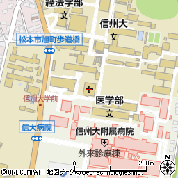 信州大学　おひさま保育園周辺の地図