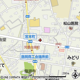 群馬県藤岡市藤岡874-4周辺の地図