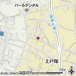 群馬県藤岡市上戸塚43-3周辺の地図