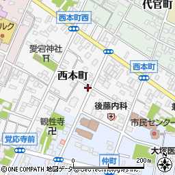ＥＣＣジュニア西本町教室周辺の地図