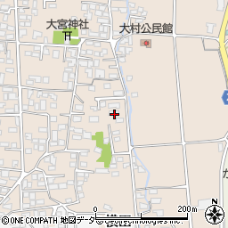 長野県松本市大村319周辺の地図