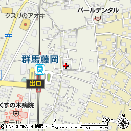 群馬県藤岡市藤岡631-11周辺の地図