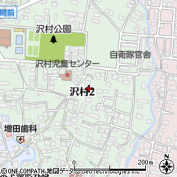 長野県松本市沢村周辺の地図