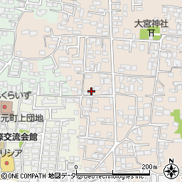 長野県松本市大村337周辺の地図