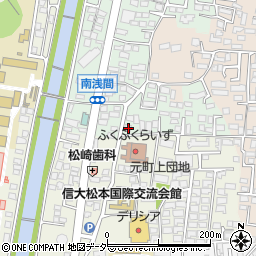 長野県松本市南浅間619-11周辺の地図