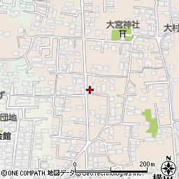長野県松本市大村332-9周辺の地図