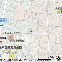 長野県松本市南浅間602周辺の地図