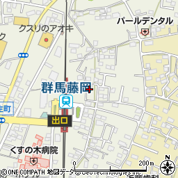 群馬県藤岡市藤岡631-14周辺の地図