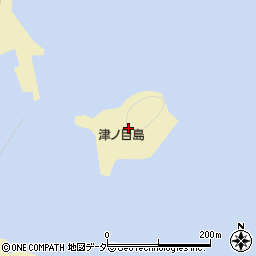 津ノ目島周辺の地図